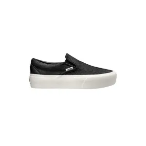 VANS Slip On Embossed Platform - Black / White