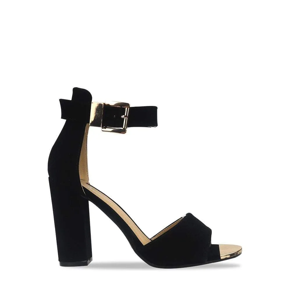 Aurora High Heel Ankle Strap Open Toe Sandals