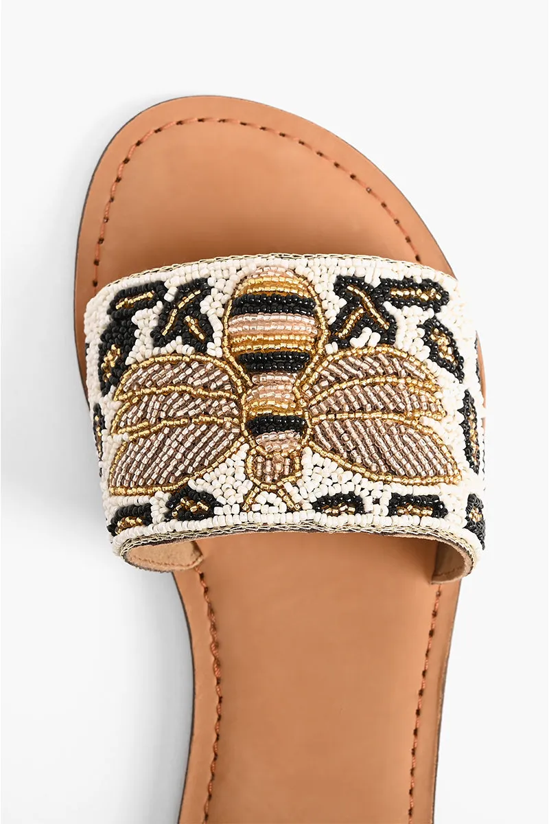 Bee Glam Slide Sandals