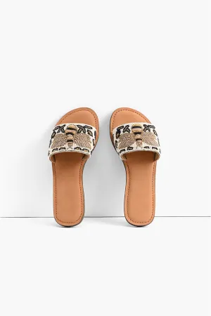 Bee Glam Slide Sandals