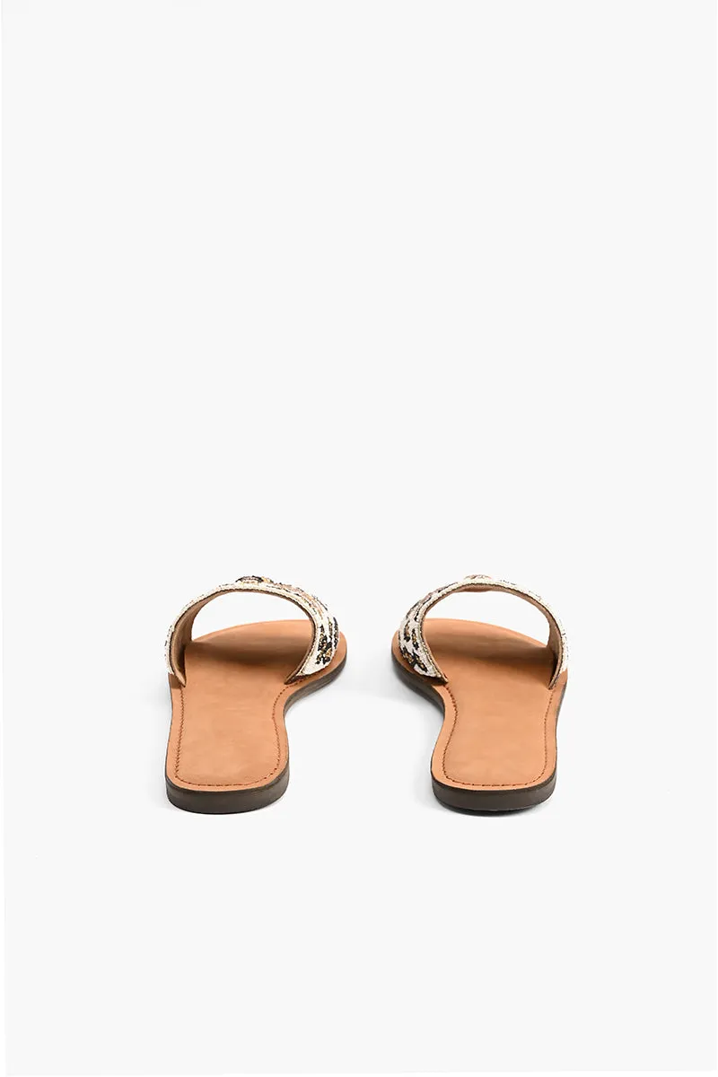 Bee Glam Slide Sandals