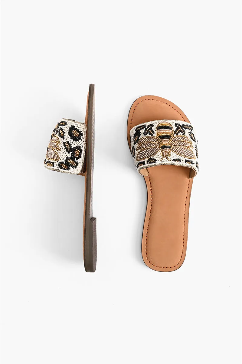 Bee Glam Slide Sandals