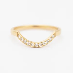 Diamond Dusted Curve Band