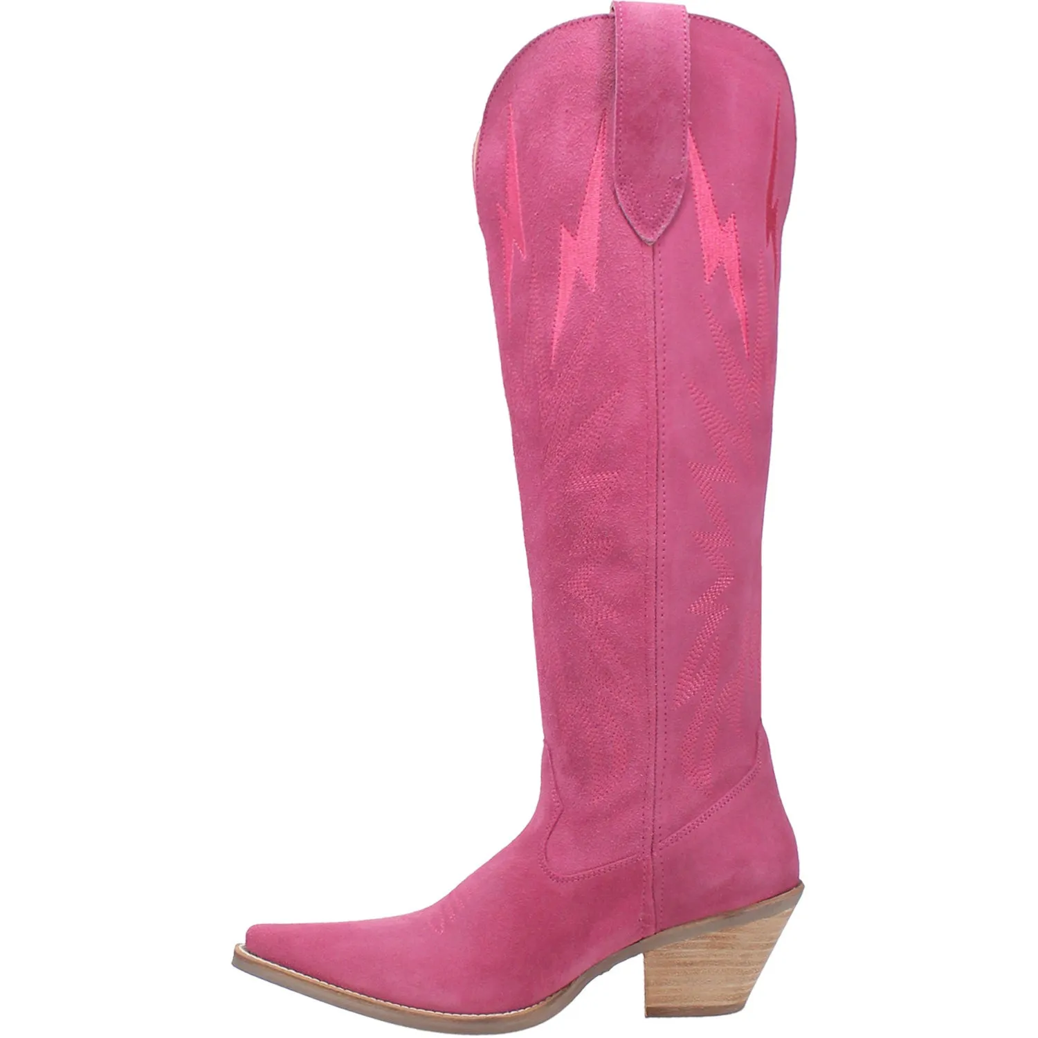 Dingo Womens Thunder Road Fuchsia Suede Fashion Boots