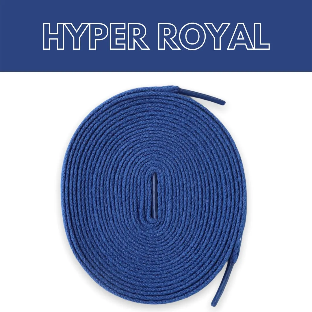 Jordan 1 Laces Basics Flat Thin - Hyper Royal Blue Laces