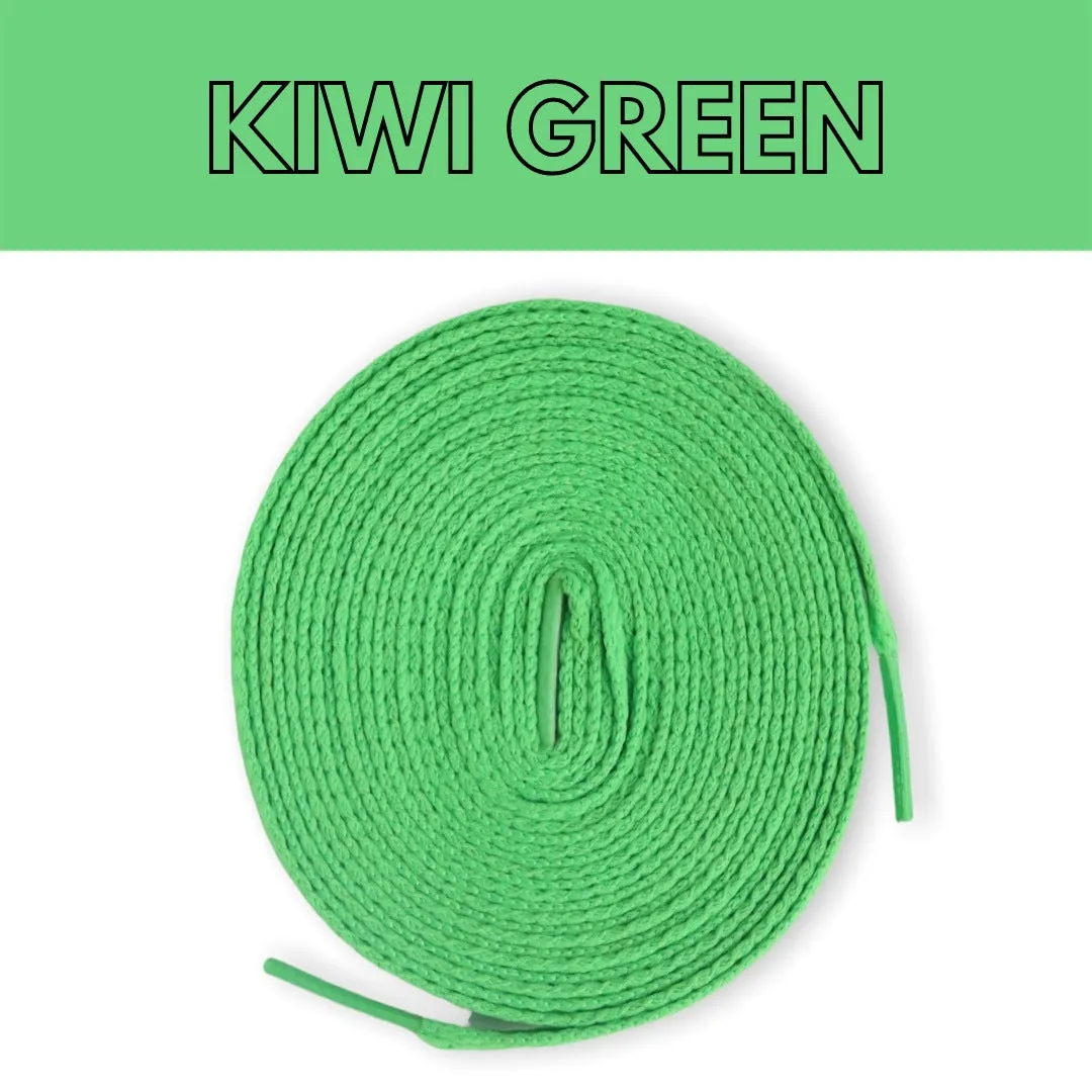 Jordan 1 Laces Basics Flat Thin - Kiwi Green Laces