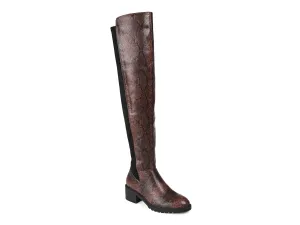 Journee Collection Aryia wide over the knee boots, brown