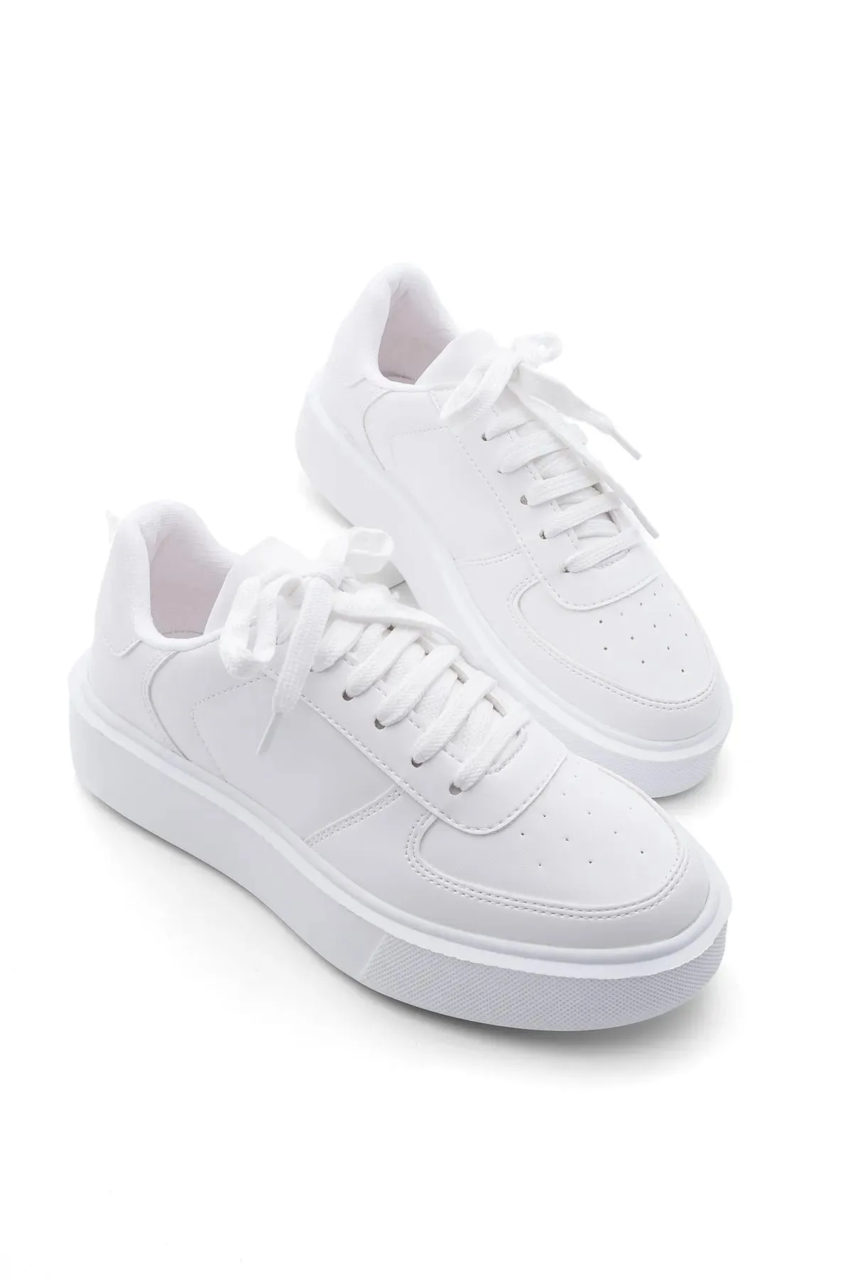 Margin Women's High Sole Lace-Up Sneakers Azin Sneakers