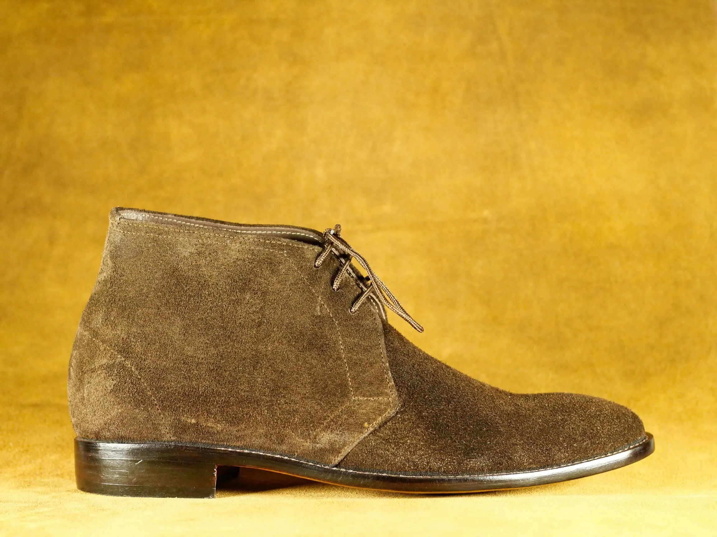 Men's Brown Chukka Boot,Bespoke Stylish Party Boot