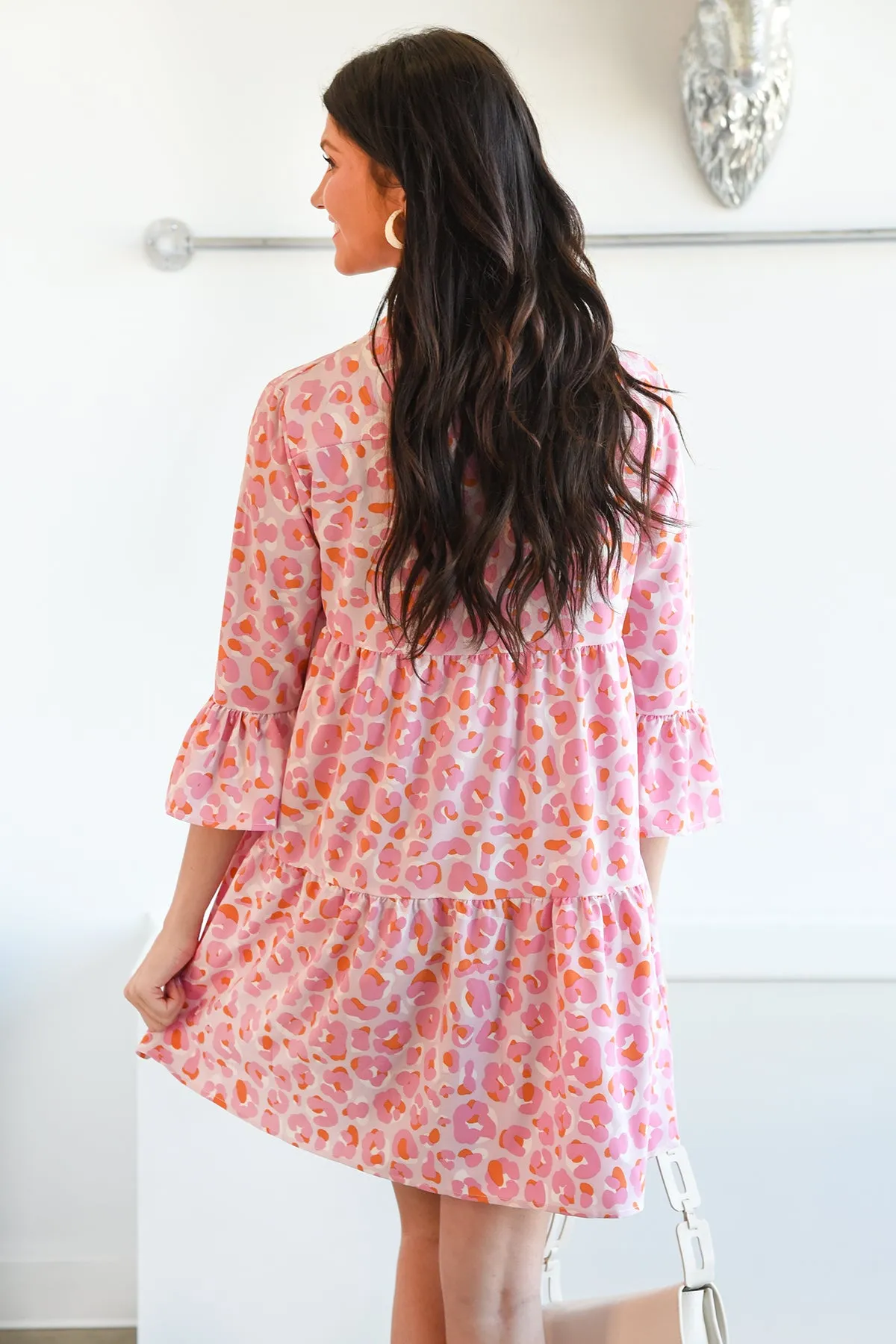 MORGAN DRESS-PINK