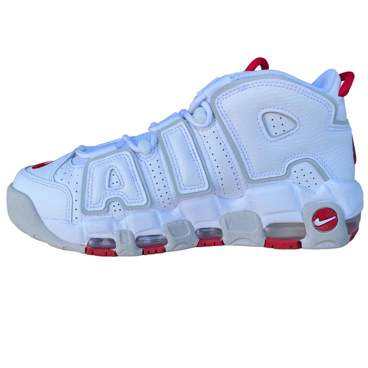 Nike shoe sneakers Air More Uptempo '96 DX8965-100 white-red-grey