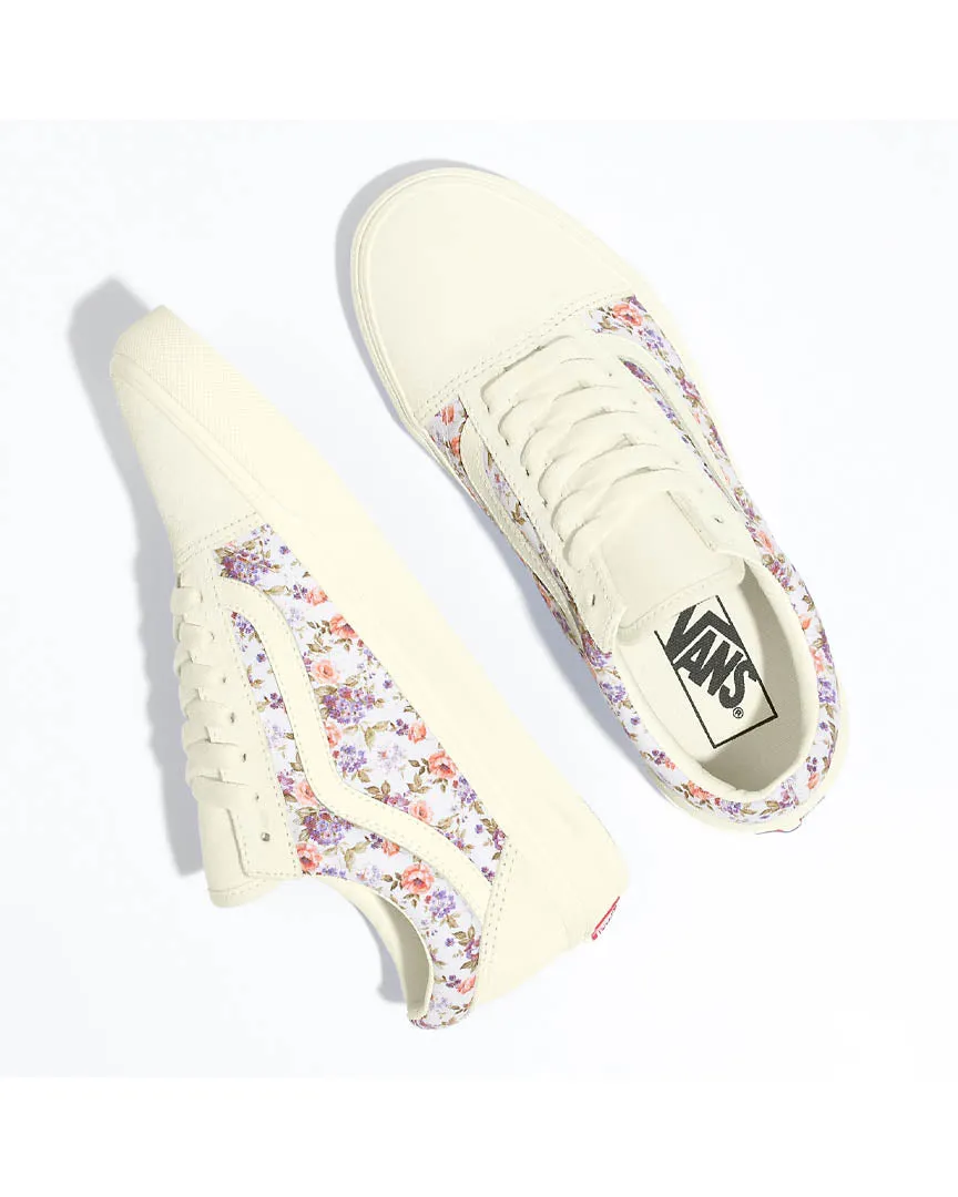 Old Skool Shoes - Vintage Floral