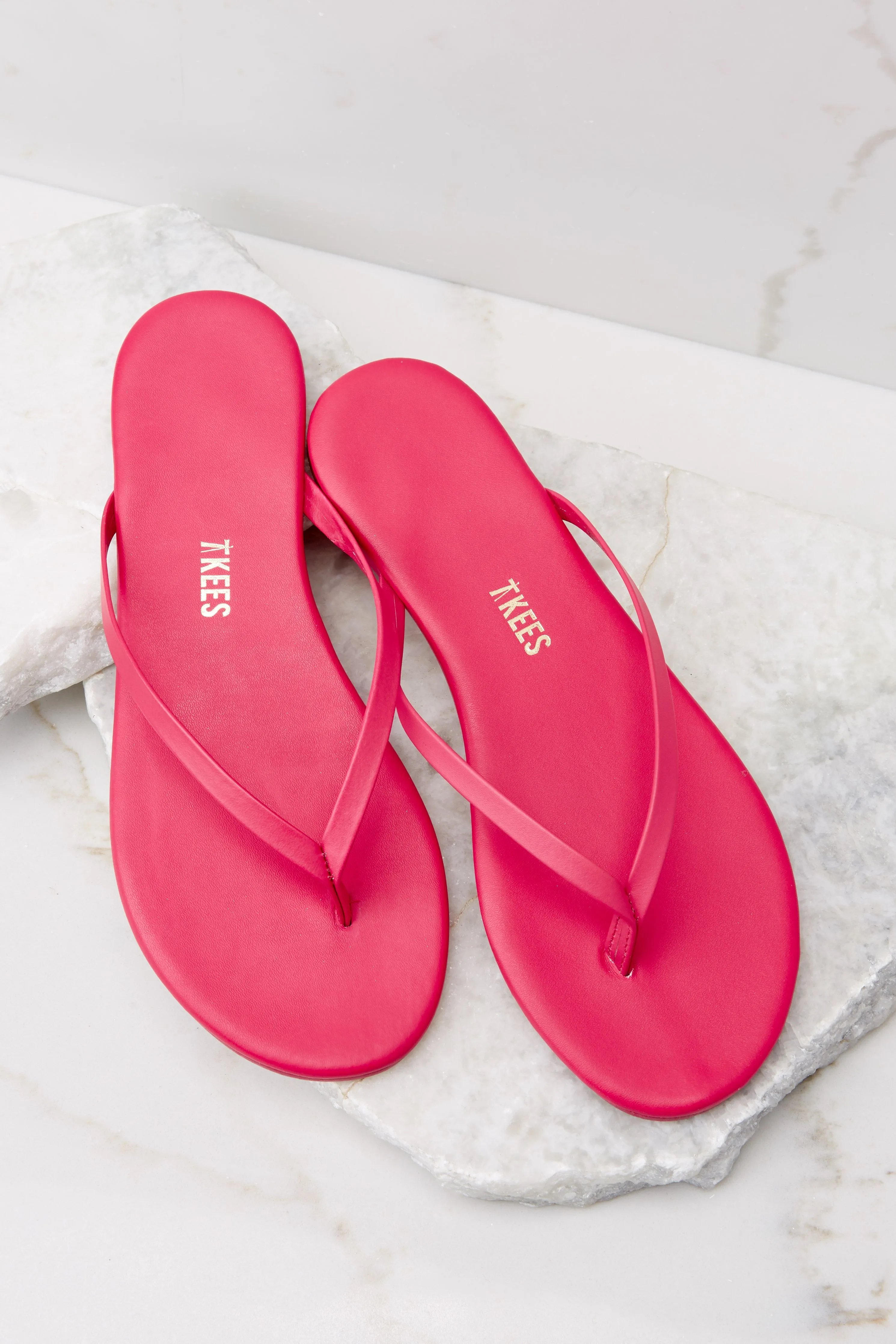 Solids Cerise Sandals