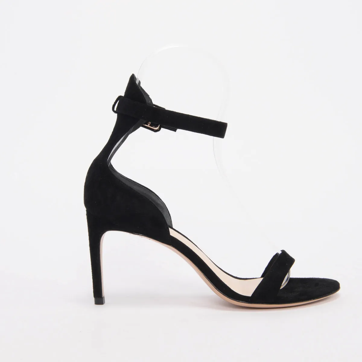 Sophia Webster Black Suede Nicole Mid Sandals 39