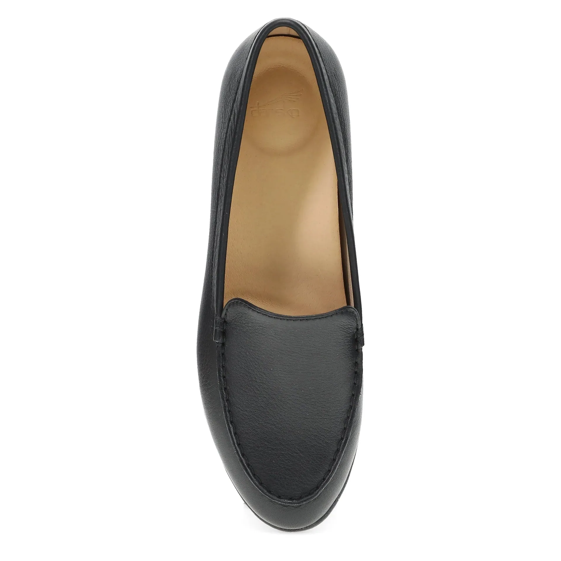 Women's Dansko Lorri Color: Black Tumbled Flat